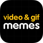 video and gif memes android application logo